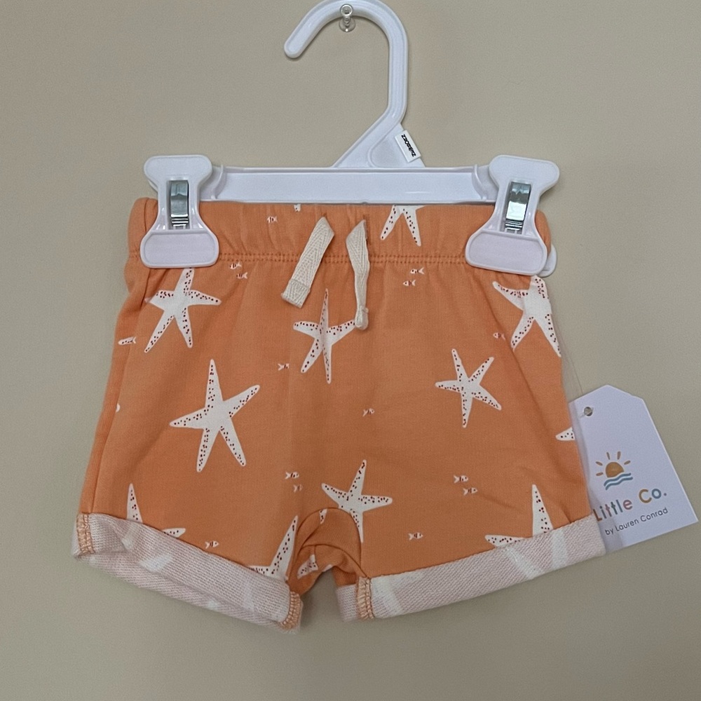 Newborn shorts by Little Co. by Lauren Conrad | NWT organic cotton